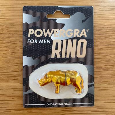 Viên uống phục hồi sinh lý kéo dài thời gian Powergra For Men Rino - Vỉ 1 viên